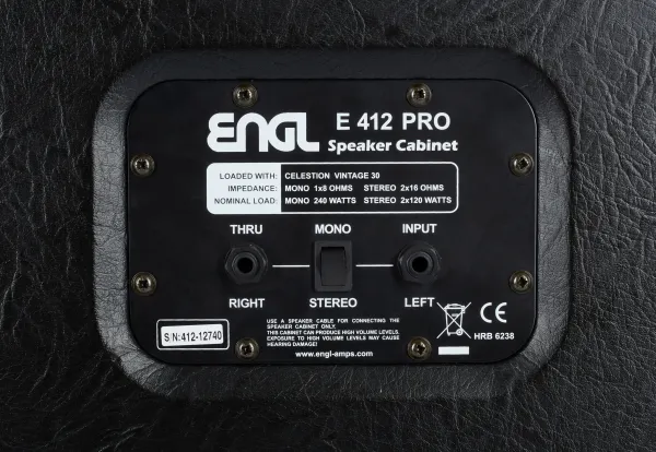 Engl 4x12 PRO Straight E412VGB