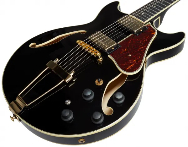 Ibanez AMH90-BK Black Semiakustická gitara