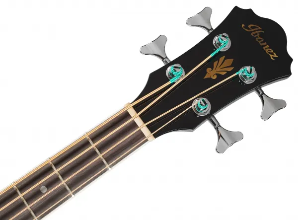 Ibanez AEB8E-BK Black Akustická basgitara