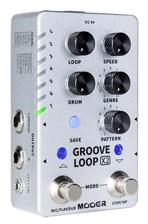 MOOER Groove Loop X2 Gitarový efekt
