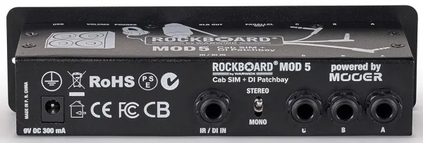 Rockboard MOD 5 - Cab SIM + DI Patchbay