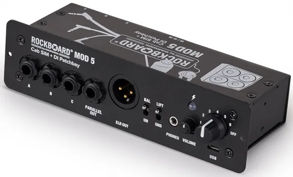 Rockboard MOD 5 - Cab SIM + DI Patchbay
