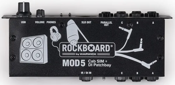 Rockboard MOD 5 - Cab SIM + DI Patchbay