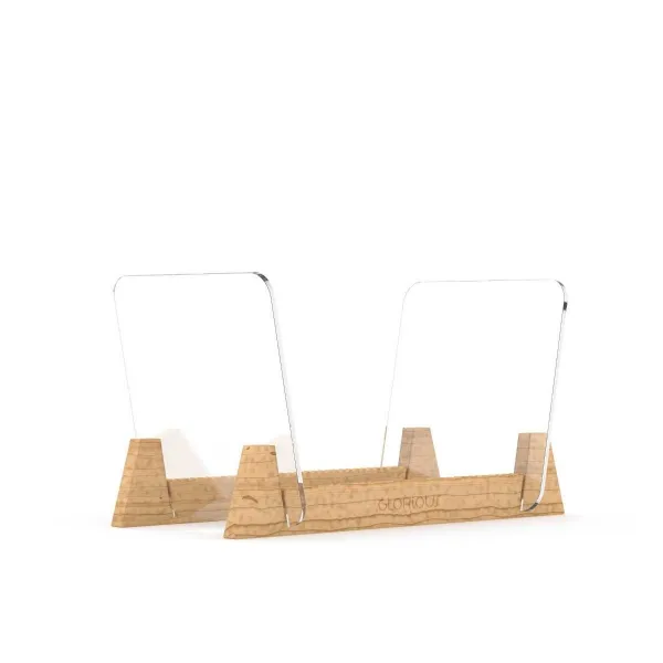 Glorious Stand Stolový stojan na LP platne Natural