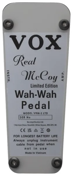 Vox Real McCoy Ltd Wah-Wah pedál