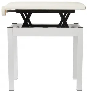 Korg PC-300 Kovová klavírna stolička White