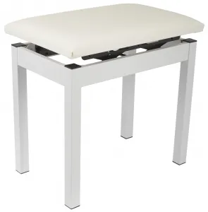 Korg PC-300 Kovová klavírna stolička White