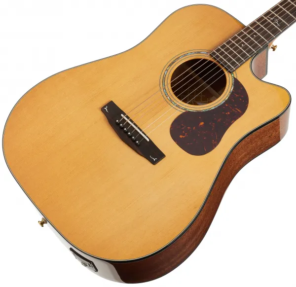 Cort Gold-DC6 Natural Elektroakustická gitara Dreadnought