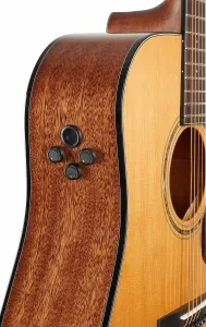 Cort Gold-DC6 Natural Elektroakustická gitara Dreadnought