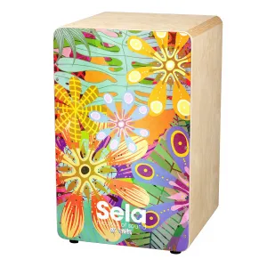 Sela SE 179 Art Series Flower Power Drevený cajon
