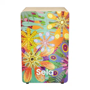 Sela SE 179 Art Series Flower Power Drevený cajon