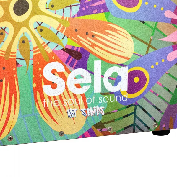 Sela SE 179 Art Series Flower Power Drevený cajon