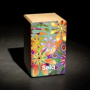 Sela SE 179 Art Series Flower Power Drevený cajon