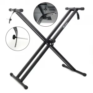 Veles-X Security Double X Keyboard Stand Skladací klávesový stojan Black