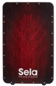 Sela SE 046 CaSela Black/Red Dragon Drevený cajon