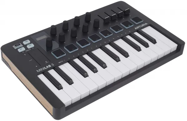 Arturia MiniLab 3 MIDI keyboard Black