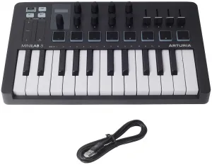 Arturia MiniLab 3 MIDI keyboard Black