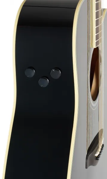 Yamaha FGC-TA Black Elektroakustická gitara Dreadnought