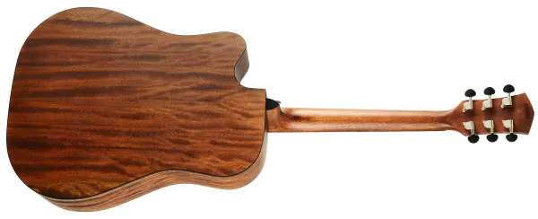 Cort Core-DC Mahogany Open Pore Black Burst Elektroakustická gitara Dreadnought