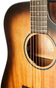 Cort Core-DC Mahogany Open Pore Black Burst Elektroakustická gitara Dreadnought
