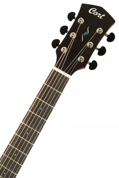 Cort Core-DC Mahogany Open Pore Black Burst Elektroakustická gitara Dreadnought