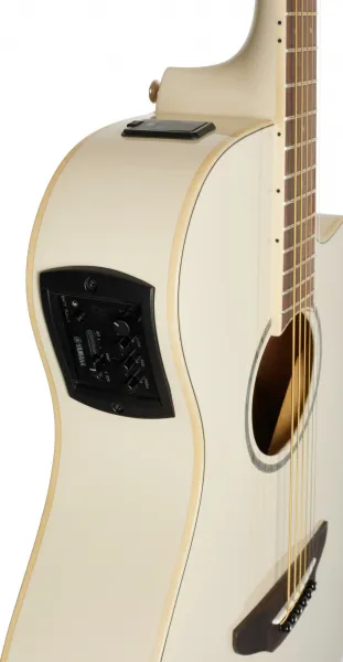 Yamaha APX600 Vintage White Elektroakustická gitara Jumbo