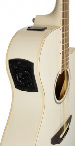 Yamaha APX600 Vintage White Elektroakustická gitara Jumbo