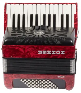 Hohner Bravo II 48 red