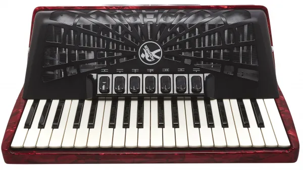 Hohner Bravo III 80 Red Silent Key