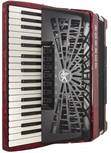 Hohner Bravo III 80 Red Silent Key