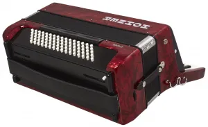 Hohner Bravo III 80 Red Silent Key