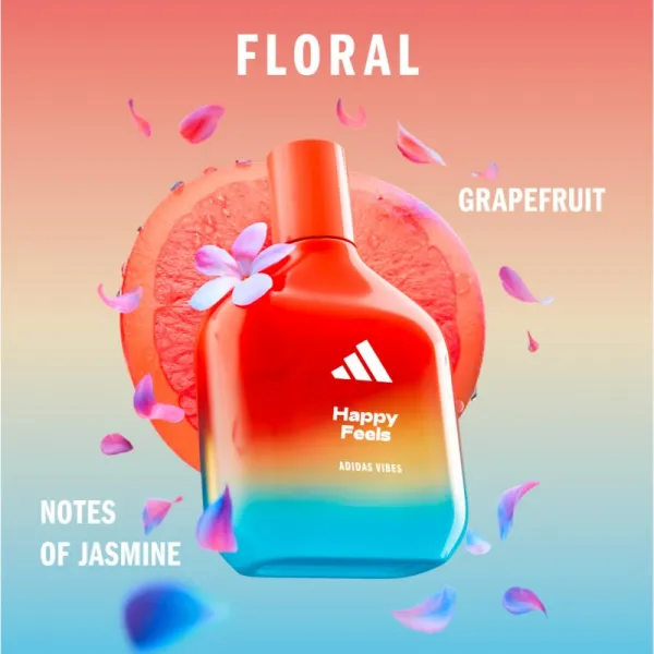 Adidas Vibes Happy Feels parfumovaná voda unisex 50 ml