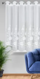 Hotová záclona NATALI biela - na priechodkách