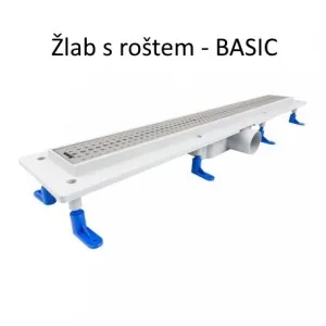 HOPA - Odtokový žľab Standardline MEDIUM - Dĺžka - 80 OLPZLABST79