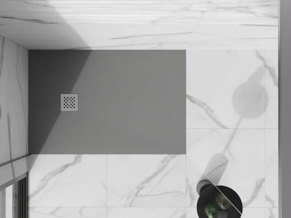 MEXEN - Stone+ sprchová vanička obdĺžniková 100x70, sivý betón 44617010
