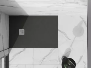 MEXEN - Stone+ sprchová vanička obdĺžniková 100x80, antracit 44718010
