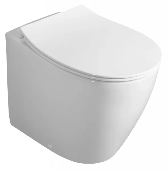 ISVEA - SENTIMENTI WC misa stojaca, Rimless, 36x52cm spodný/zadný odpad, biela 10SM10004SV