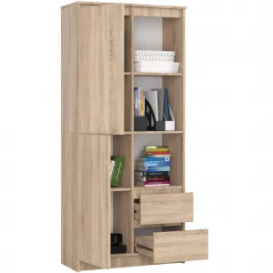 Ak furniture Skriňa Rexa 80 cm dub sonoma