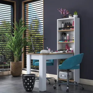 Toaletný stolík Milano White and Walnut