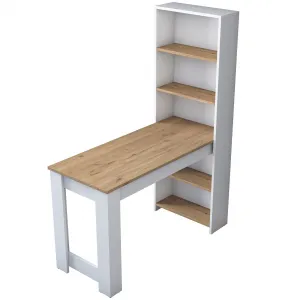 Toaletný stolík Milano White and Walnut