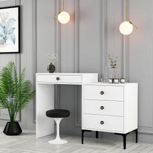 Kalune Design Toaletný stolík Lisbo biely