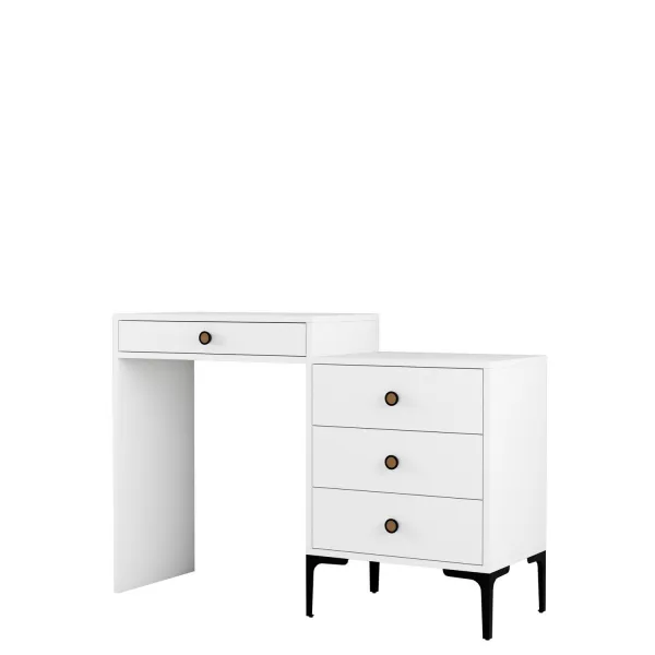 Kalune Design Toaletný stolík Lisbo biely