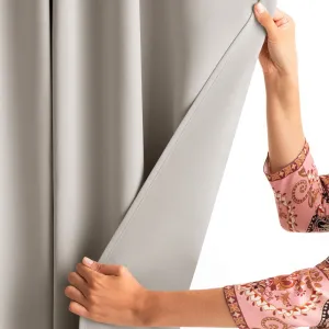 Záves AmeliaHome Blackout s multifunkčnou páskou svetlobéžový, veľkosť 140x270