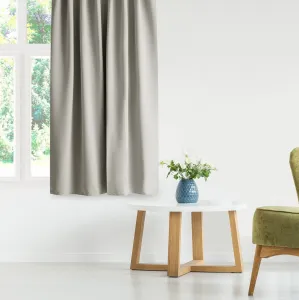 Záves AmeliaHome Blackout s priechodkami svetlobéžový, veľkosť 140x245
