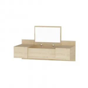 Kozmetický stolík Zakkum Sapphire Oak
