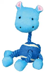 Hracka rope toys with tennis ball 16 cm