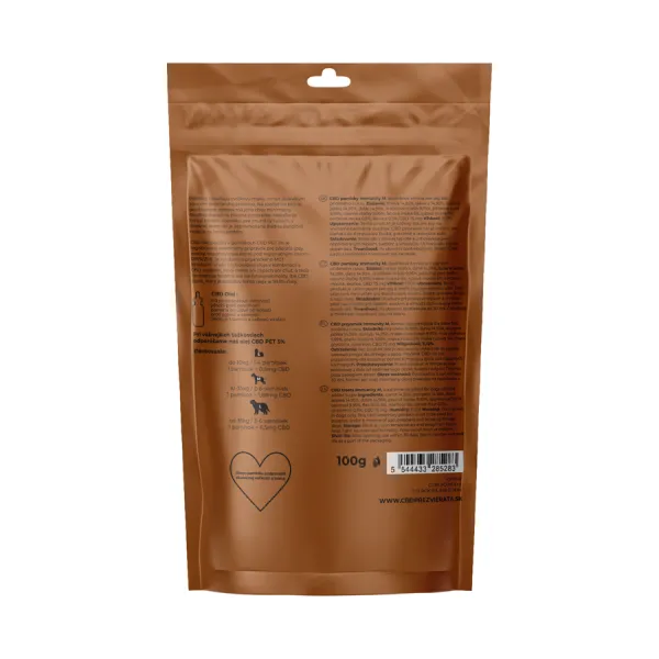 Cure Point CBD Maškrty Immunity 100g - M (10 až 35kg)