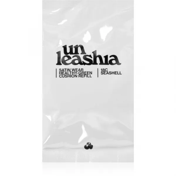 Unleashia Satin Wear Healthy Green Cushion Refill dlhotrvajúci make-up v hubke náhradná náplň odtieň 18C Seashell 15 g