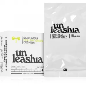 Unleashia Satin Wear Healthy Green Cushion Refill dlhotrvajúci make-up v hubke náhradná náplň odtieň 18C Seashell 15 g