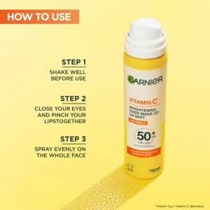 Garnier Vitamin C pleťová hmla (rozjasňujúci) SPF 50+ 75 ml